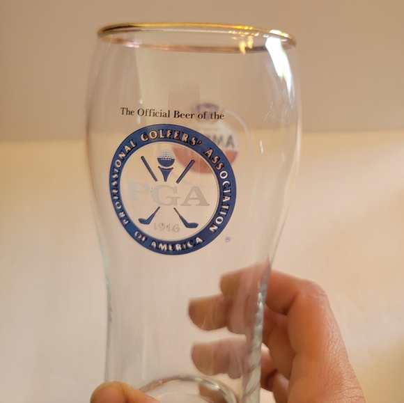 PGA Tour Drought Glass/ Amstel Light Beer Pilsner Glass/ Golf - Picture 3 of 5